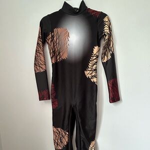 Animal unitard w/ high quality cat ears & wrist cuffs